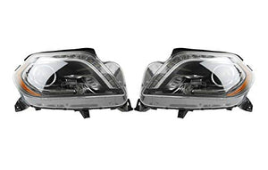 Left & Right Genuine Bi-Xenon Headlights Headlamps Pair Set For Mercedes X166