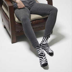 Men's Zebra Socks