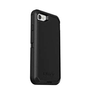 OTTERBOX DEFENDER SERIES Case for iPhone SE (2nd Gen - 2020) & iPhone 8/7 (NOT PLUS) - Retail Packaging - BLACK