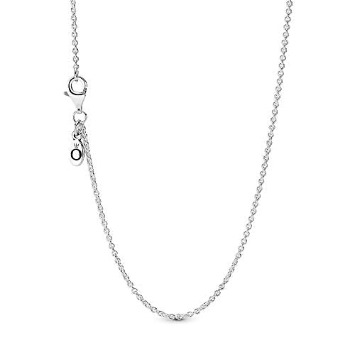Pandora Jewelry Classic Cable Chain Sterling Silver Necklace, 17.7"