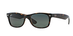 Ray Ban RB2132 NEW WAYFARER 902 52M Tortoise/Green Sunglasses For Men For Women