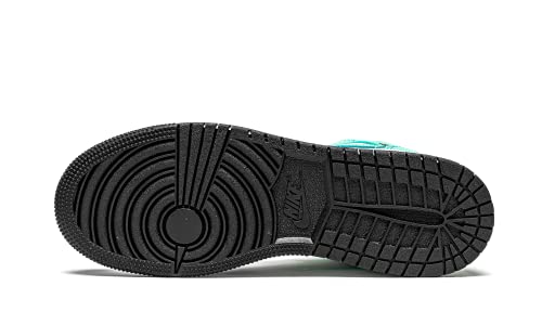 Nike Youth Air Jordan 1 Mid GS Igloo Tropical Twist, White/Tropical Twist/Black, 6Y