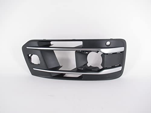 OEM Genuine Audi Right (Passenger Side) Front Fog Lamp Grille Molding 4M0-807-682-AA-4W3 4M0807682AA4W3