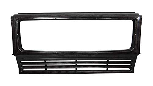 G Wagon Brabus Style - W463 Carbon Fiber Front Grille Frame - Grill Trim - for W463 Mercedes Benz G Class Vehicles