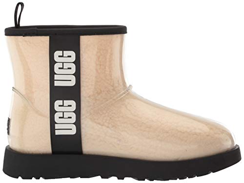 UGG Classic Clear Mini Boot, Natural / Black, Size 7