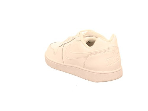 Nike Men's Ebernon Low Basketball Shoe, White/White, 9.5 Regular US