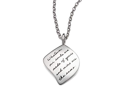 BB Becker Yours and Mine Sterling Silver Necklace - Girlfriend/Wife, Gift for Her, Our Souls Are The Same, Jewelry for Her, Birthday, Relationship, Romantic, Anniversary Gifts