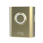 Ring Video Doorbell 3, Ring Video Doorbell 3 Plus, and Ring Video Doorbell 4 Faceplate - Gold Metal