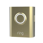Ring Video Doorbell 3, Ring Video Doorbell 3 Plus, and Ring Video Doorbell 4 Faceplate - Brush Gold