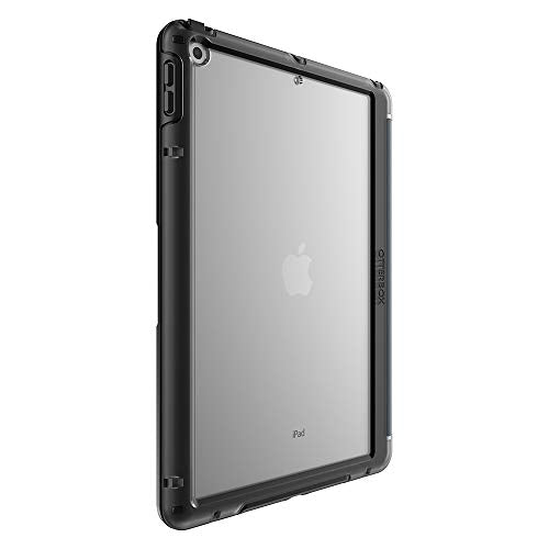 OTTERBOX SYMMETRY FOLIO SERIES Case for iPad 7th, 8th & 9th Gen (10.2" Display - 2019, 2020 & 2021 version) - Retail Packaging - COASTAL EVENING (CLEAR/BLACK/BLAZER BLUE)