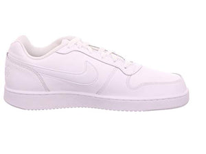 Nike Men's Ebernon Low Basketball Shoe, White/White, 9.5 Regular US