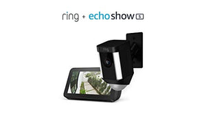 Ring Spotlight Cam Mount (Black) with Echo Show 5 (Charcoal)
