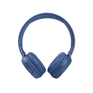 JBL Tune 510BT: Wireless On-Ear Headphones with Purebass Sound - Blue, Medium