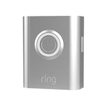 Ring Video Doorbell 3, Ring Video Doorbell 3 Plus, and Ring Video Doorbell 4 Faceplate - Silver Metal