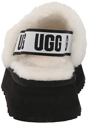 UGG womens Disco Slide Slipper, White, 8 US