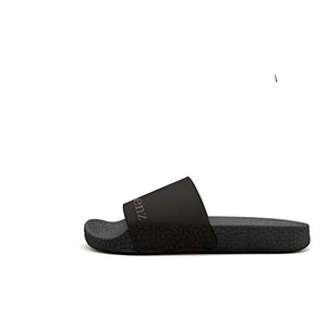 Printed Non-Slip Slipper Slides Flip Flop Sandals Summer Stylish for Womens Black