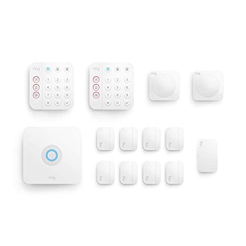 Ring Alarm 14-piece kit (2nd Gen) – home security system with optional 24/7 professional monitoring – Works with Alexa