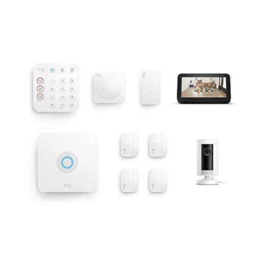 Ring Alarm 8-piece kit (2nd Gen) with Ring Indoor Cam and Echo Show 5 (1st Gen)