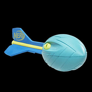 NERF Vortex Aero Howler Neon Foam Ball, Classic Long-Distance Football, Flight-Optimizing Tail, Whistling Sound (Amazon Exclusive)