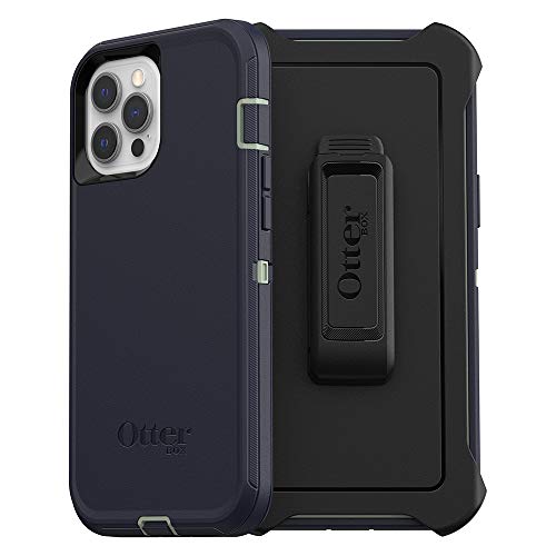 OTTERBOX DEFENDER SERIES SCREENLESS EDITION Case for iPhone 12 Pro Max - VARSITY BLUES (DESERT SAGE/DRESS BLUES)