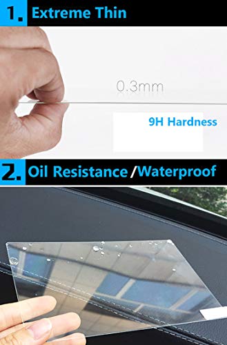 Navigation Screen Protector for Mercedes Benz C Class 2019-2020 and GLC Class 2020, TTCR-II Tempered Glass Screen Protector, Anti-Explosion GPS LCD Protector Foil (for Mecedes Benz C/GLC)