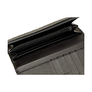GUCCI wallet fold black micro guccissima leather 449396BMJ1G-1000