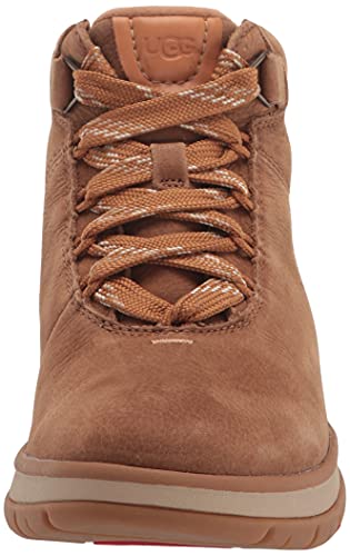 UGG Women's LAKESIDER Ankle Boot, Chestnut Leather, 6