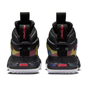 Nike Boy's Jordan AJ XXXVI Basketball Shoes 004, Black/Rush Pink/Washed Teal, 5 Big Kid US