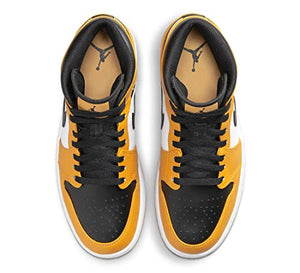 Nike Men's Air Jordan 1 Mid Sneaker, Taxi/White/Black, 11