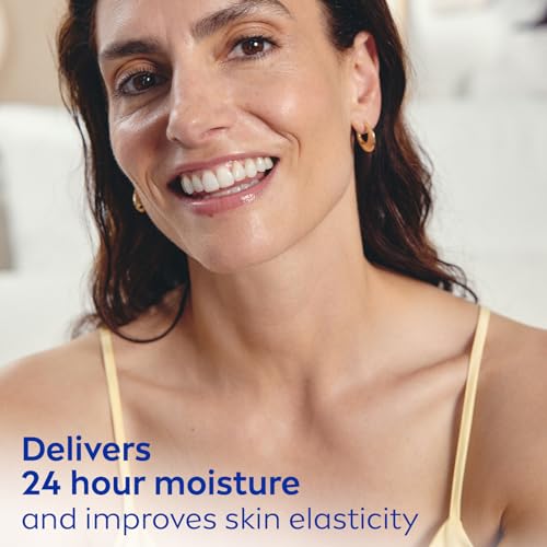 Nivea Skin Firming and Anti Wrinkle Neck and Chest Cream, 24-Hour Moisturizing Body Cream Reduces the Look of Fine Lines and Wrinkles, 6.7 Oz Tube