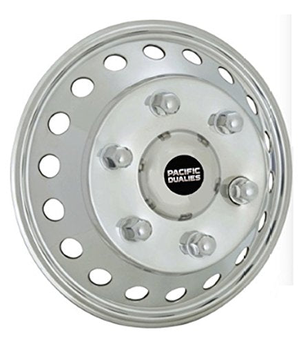 Pacific Dualies 44-1608A Polished Stainless Steel Wheel Simulator Kit for 2012-2019 Dodge, Mercedes and Freightliner Sprinter Van