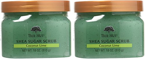Tree Hut Sugar Body Scrub 18 Ounce Coconut Lime Shea (532ml) (2 Pack)