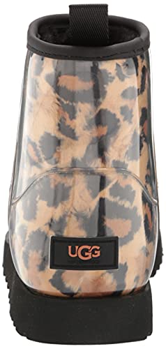 UGG Women's Classic Clear Mini Panther Fashion Boot, Butterscotch, 10