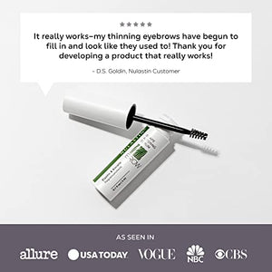 NULASTIN Brow Serum - Follicle Fortifying Conditioner | Eyebrow Treatment with Elastin — Promotes Appearance of Fuller, Thicker Looking Brows