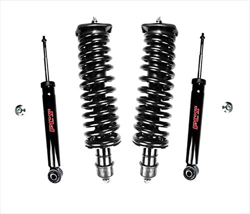 Fits 98-03 Mercedes ML320 Without Spare Tire Rear Complete Struts W Front Shocks