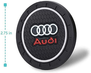 2 Pieces of 2.75 inch Durable Non-Slip Coaster Suitable for Audi， Basically Suitable for Audi All Cup Holders to Insert The Coaster