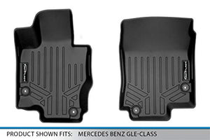 SMARTLINER Custom Fit Floor Mats 1st Row Liner Set Black for 2020-2021 Mercedes-Benz GLE-Class