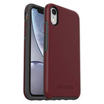 OtterBox SYMMETRY SERIES Case for iPhone Xr - Retail Packaging - FINE PORT (CORDOVAN/SLATE GREY)
