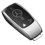 Tukellen for Mercedes Benz key fob cover,Special Soft TPU Key Case Protector Compatible with Mercedes Benz 2017-2021 E-Class 2018-2021 S-Class 2019-2021 A-Class C-Class G-Class-Silver…