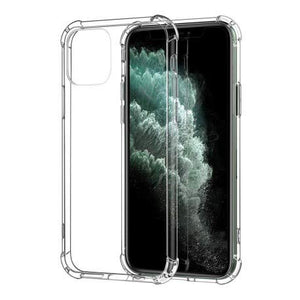 PowerTED Compatible with iPhone 11 Pro Max Clear Case 6.5 inch - Reinforced Air Cushion Corners with Shockproof Bumper - Cover Shock Absorption - Cases (2020) Crystal Clear