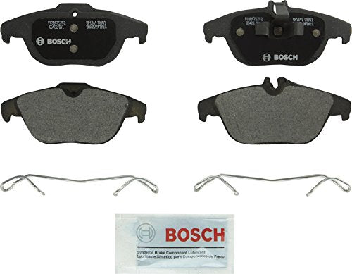 Bosch BP1341 QuietCast Premium Semi-Metallic Disc Brake Pad Set For Select Mercedes-Benz C180, C200, C230, C250, C300, C350, E350, E400, E550, GLK250, GLK300, GLK350; Rear