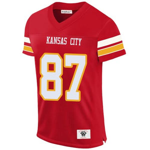 KOPKOC Kansas City Kelce.87 Mens Football Stitched Jerseys