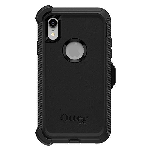 OTTERBOX DEFENDER SERIES SCREENLESS EDITION Case for iPhone Xr - Retail Packaging - BLACK