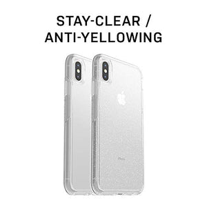 OTTERBOX SYMMETRY CLEAR SERIES Case for iPhone Xr - Retail Packaging - STARDUST (SILVER FLAKE/CLEAR)