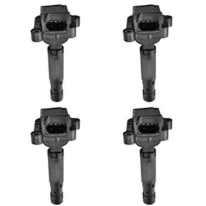ENA Ignition Coil Pack Set of 4 Compatible with Mercedes Benz 2014 2015 C250 1.8L L4 2012 2013 2014 2015 SLK250 1.8L L4 Replacement for C931 UF-658