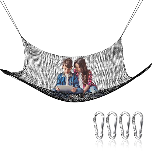 9.8X9.8 FT Kids Playground Net Heavy Duty Play Safety Net Outdoor Climbing Cargo Net Playground Sets for Backyards