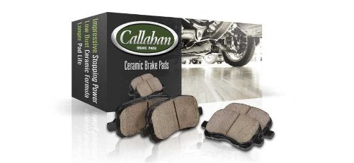 Callahan CDS02196 REAR 300mm D/S 5 Lug [2] Rotors + Ceramic Brake Pads + Clips + Sensors [fit Mercedes Benz C250 C300]