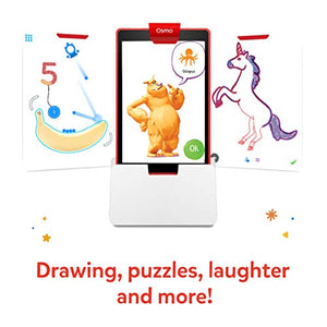 Osmo - Creative Starter Kit for Fire Tablet - 3 Educational Learning Games - Ages 5-10 - Creative Drawing & Problem Solving/Early Physics - STEM Toy Fire Tablet Base Included