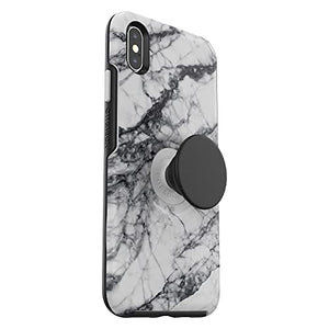 OTTERBOX OTTER + POP SYMMETRY SERIES Case for iPhone XS Max - WHITE MARBLE
