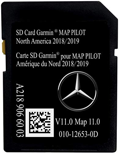 Latest 2019 Navigation SD Card 2019 2018 2017 Version A2189066003 for Mercedes B C CLA CLS GLA GLC SLC Chip Map with Anti Fog Car Rearview Mirror Film and Key Chain